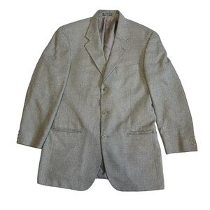 Arnold Brant Light Brown Three-buttoned Single-breasted Blazer